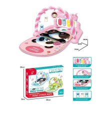 Килимок 1003 (20) розмір килимка - 76х56 см, висота дуги - 38 см, ростомір, піаніно, мелодії, підсвічування, 5 підвісок — брязкалець, в коробці