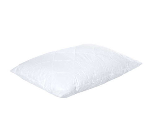 гр Подушка "Білосніжка" 3010085 стьоб, мікрофібра, силіконізоване волокно, 40*40 см., біла (1) "Homefort"