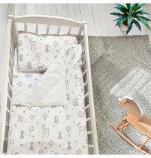 гр Змінний комплект постільної білизни "Тварини" 96998 (1) тканина РАНФОРС, розмір 120*60 см "Bimbo"