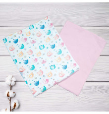 гр Комплект пелюшок "Коти" 29557 (1) 2шт в комплекті, тканина ФЛАНЕЛЬ premium, розмір 100*80 см "Bimbo"