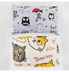 гр Подушка "Дитяча" 2050066 бавовна, гіпоалергенне волокно, 40*60 см. (1) ВИДАЄТЬСЯ МІКС, "Homefort"