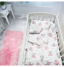 гр Змінний комплект постільної білизни "Ведмежа" 52099 (1) тканина РАНФОРС, розмір 120*60 см "Bimbo"