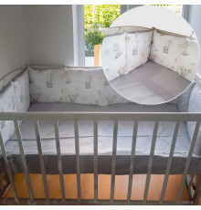 гр Бортики на три сторони "Ведмедик" 25823 (1) тканина РАНФОРС, розмір 120*30 см "Bimbo"