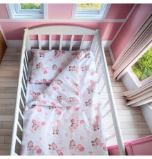 гр Змінний комплект постільної білизни 89387 (1) тканина БЯЗЬ Gold Lux, розмір 120*60 см "Bimbo"