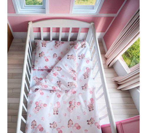 гр Змінний комплект постільної білизни 89387 (1) тканина БЯЗЬ Gold Lux, розмір 120*60 см "Bimbo"