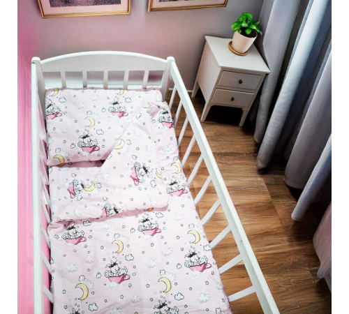 гр Змінний комплект постільної білизни "Зайченя" 40600 (1) тканина РАНФОРС, розмір 120*60 см "Bimbo" – в наличии! Купите сейчас у KAZKOVA