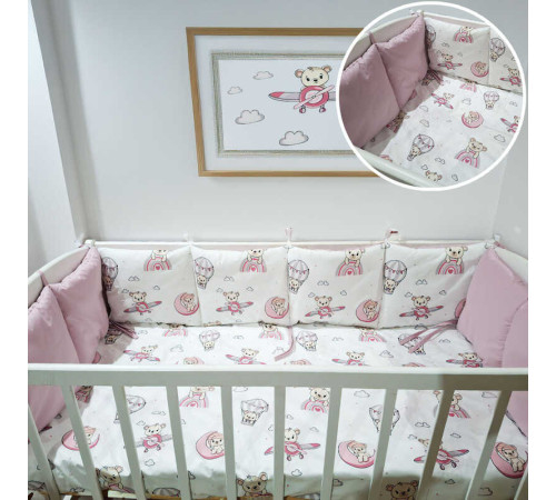 гр Бортики на три сторони "Ведмежа" 61143 (1) тканина РАНФОРС, розмір 120*30 см "Bimbo" – в наличии! Купите сейчас у KAZKOVA