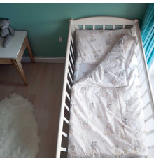 гр Змінний комплект постільної білизни "Ведмедик" 86802 (1) тканина РАНФОРС, розмір 120*60 см "Bimbo"