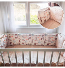 гр Бортики на три сторони "Зайченя" 90378 (1) тканина РАНФОРС, розмір 120*30 см "Bimbo"