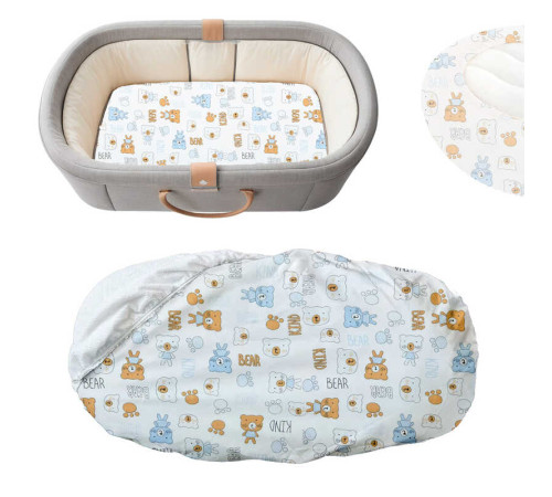 гр Простирадло на резинці АКВА-СТОП для дитячого візочка 78055 (1) тканина мембранна МАХРА, СИТЕЦЬ, розмір 80*45 см "Bimbo" – в наличии! Купите сейчас у KAZKOVA