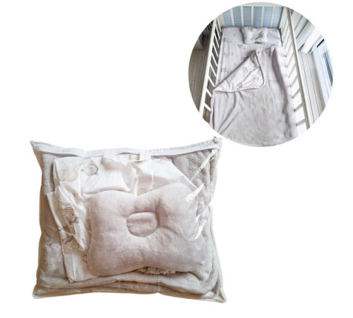 гр Комплект "3 предмети" 54609 "Bimbo", подушка, ковдра, простирадло на резинці, тканина РАНФОРС, ВЕЛСОФТ, в пакеті – в наличии! Купите сейчас у KAZKOVA