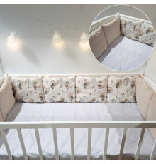 гр Бортики на три сторони "Лисичка" 32825 (1) тканина РАНФОРС, розмір 120*30 см "Bimbo"