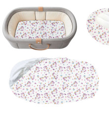 гр Простирадло на резинці АКВА-СТОП для дитячого візочка 92889 (1) тканина мембранна МАХРА, СИТЕЦЬ, розмір 80*45 см "Bimbo"