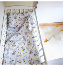 гр Змінний комплект постільної білизни "Каченя" 98991 (1) тканина бязь GOLD LUX, розмір 120*60 см "Bimbo"