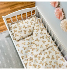 гр Постільний комплект "Ведмедик" 91374 (1) тканина РАНФОРС, розмір 110*90 см "Bimbo"