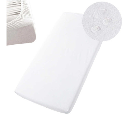 гр Простирадло на резинці АКВА-СТОП для дитячого ліжечка 59354 (1) тканина мембранна МАХРА, розмір 120*60 см "Bimbo" – в наличии! Купите сейчас у KAZKOVA