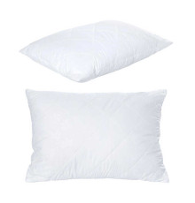 гр Подушка "Білосніжка" 50*70 см, 3010073 (1) мікрофібра стьобана, силіконізоване волокно, "Homefort"