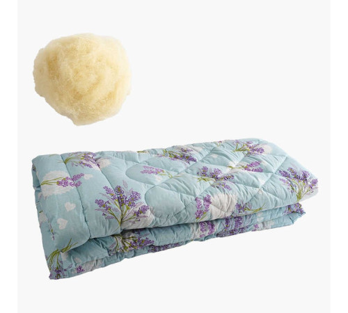 гр Ковдра зимова з овечої вовни №164010 (1) 150х210 см, наповнювач - овеча вовна, щільність 520 г/м2, тканина - бавовна, у пакеті – в наличии! Купите сейчас у KAZKOVA