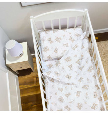 гр Постільний комплект "Ведмежатка" 95274 (1) тканина БЯЗЬ GOLD LUX, розмір 110*90 см "Bimbo"