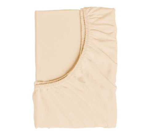 гр Простирадло на резинці для дитячого ліжечка 28590 (1) тканина РАНФОРС, колір - бежевий, розмір 120*60 см "Bimbo" – в наличии! Купите сейчас у KAZKOVA