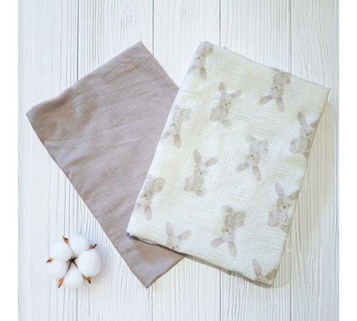 гр Комплект пелюшок 45570 (1) 2шт в комплекті, тканина МУСЛІН, розмір 100*70 см, "Bimbo" – в наличии! Купите сейчас у KAZKOVA