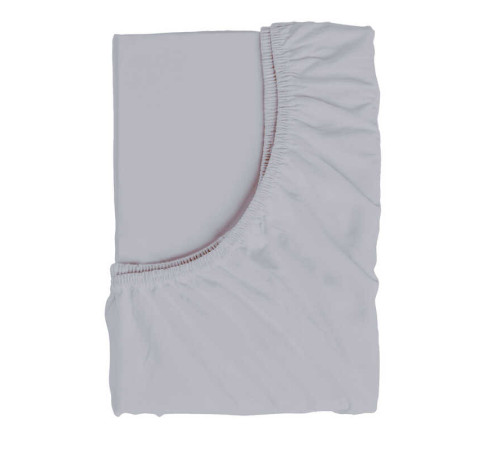 гр Простирадло на резинці для дитячого ліжечка 55649 (1) тканина РАНФОРС, колір - сірий, розмір 120*60 см "Bimbo" – в наличии! Купите сейчас у KAZKOVA