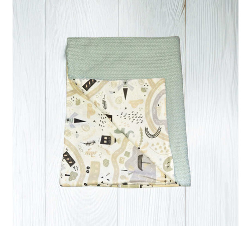 гр Плед для немовлят "Місто" 54350 (1) тканина в’язане полотно, ФЛАНЕЛЬ PREMIUM, розмір 100*80 см "Bimbo", в пакеті – в наличии! Купите сейчас у KAZKOVA