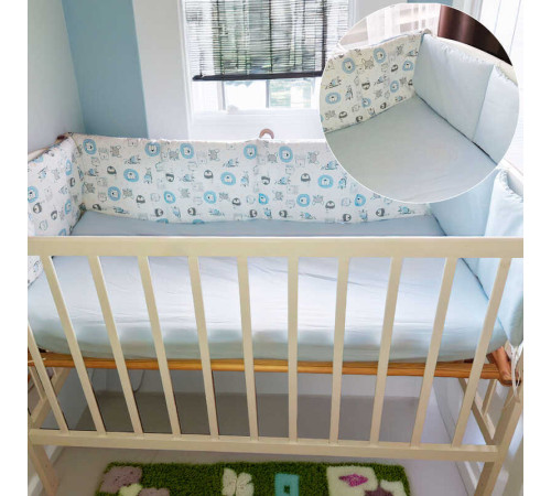 гр Бортики на три сторони "Тваринки" 65204 (1) тканина РАНФОРС, розмір 120*30 см "Bimbo", в пакеті – в наличии! Купите сейчас у KAZKOVA