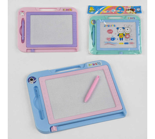 Дошка для малювання С 50109 (120) 3 кольори, чорно-біла, в пакеті, ВИДАЄТЬСЯ ТІЛЬКИ МІКС ВИДІВ