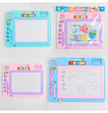 Дошка для малювання C 36508 (24) ЧОРНО-БІЛА, 3 кольори, магнітна, зі штампами, 1 шт. в пакеті, ВИДАЄТЬСЯ ТІЛЬКИ МІКС ВИДІВ