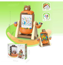 Мольберт 899-93 Y (8) двосторонній, малювання маркерами, механічний тетрис, маркери “пиши-витирай”, в коробці