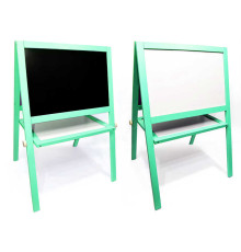 гр Мольберт вел. (1) магнітний, салатовий, 08768 "Ігруша" / дошка ш60 * в40см, підставка ш100 * в65см / одна сторін