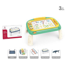 Столик для малювання YL 1022 E-1 Штрих=70170 (12) ЗЕЛЕНИЙ, магнітний, штампи, в коробці