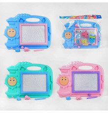 Дошка для малювання C 50122 (36) 3 види, магнітна, 2 магніти, чорно-біла, в пакеті, ВИДАЄТЬСЯ ТІЛЬКИ МІКС ВИДІВ