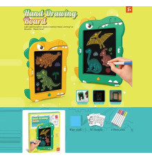 Планшет для малювання 1688 D (72/2) 2 кольори, підсвічування, 15 карток з малюнками та завданнями, маркери, в коробці