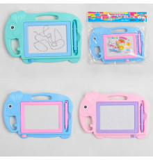 Дошка для малювання ЧОРНО-БІЛА C 36507 (144) 3 кольори, магнітна, 1шт у пакеті, ВИДАЄТЬСЯ ТІЛЬКИ МІКС ВИДІВ