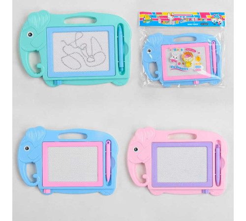 Дошка для малювання ЧОРНО-БІЛА C 36507 (144) 3 кольори, магнітна, 1шт у пакеті, ВИДАЄТЬСЯ ТІЛЬКИ МІКС ВИДІВ