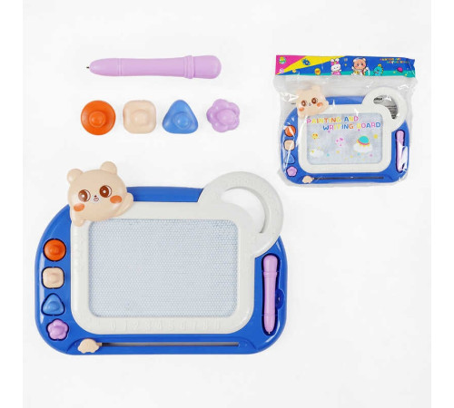 Дошка для малювання C 58358 (72) магнітна, 4 штампи, в пакеті