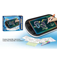 Дошка для малювання YM 9 (48/2) підсвічування, 6 трафаретів, 6 маркерів, в коробці