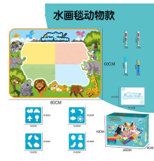 Килимок для малювання водою DM 1814-4 (72) водні маркери, трафарети, в коробці