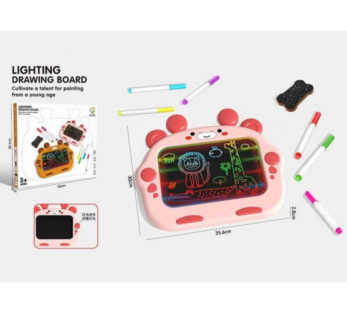 Дошка для малювання XDL 588-26 Штрих = 70053 (36) підсвічування, 6 маркерів, стиранка, 6 трафаретів, в коробці