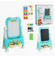 Мольберт 050-12 (12) двосторонній, маркери, крейда, губка, магніти, в коробці