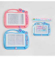 Дошка для малювання C 58357 (96) 2 види, магнітна, 3 штампи, в пакеті