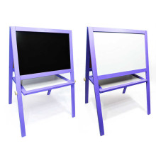 гр Мольберт вел. (1) магнітний, фіолетовий, 08769 "ІГРУША" / Дошка ш60 * в40см, Підставка ш100 * в65см /