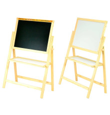 гр Мольберт магнітний обертовий 050 "Мася" - незабарвлений (10) / Дошка Ш40 * в55см, Підставка Ш55 * в110см / матеріал / сосна.