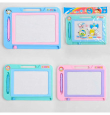 Дошка для малювання ЧОРНО-БІЛА C 36498 (120) 3 кольори, магнітна, 1шт у пакеті, ВИДАЄТЬСЯ ТІЛЬКИ МІКС ВИДІВ