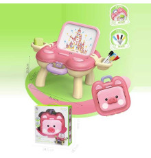 Дошка для малювання 899-90 Y (20) розкладна конструкція, мініальбом, 4 маркери “пиши-витирай”, в коробці