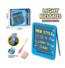 Дошка для малювання YM 30 (96/2) підсвічування, двосторонній маркер, в коробці
