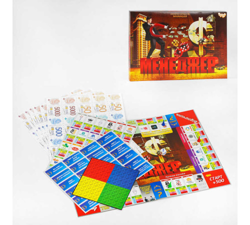 гр Настільна гра "Менеджер" DTG28-U (20) "Danko Toys", у коробці гр Настільна гра "Менеджер" DTG28-U (20) "Danko Toys", у коробці