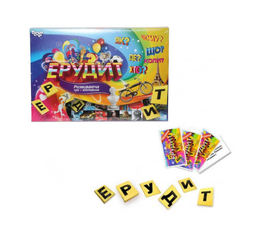 гр Настільна гра "Ерудит" укр. DTG26-U (20) "Danko Toys" гр Настільна гра "Ерудит" укр. DTG26-U (20) "Danko Toys"